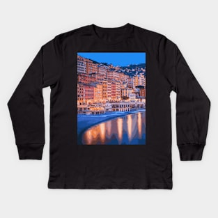 Monaco - Landscape Kids Long Sleeve T-Shirt